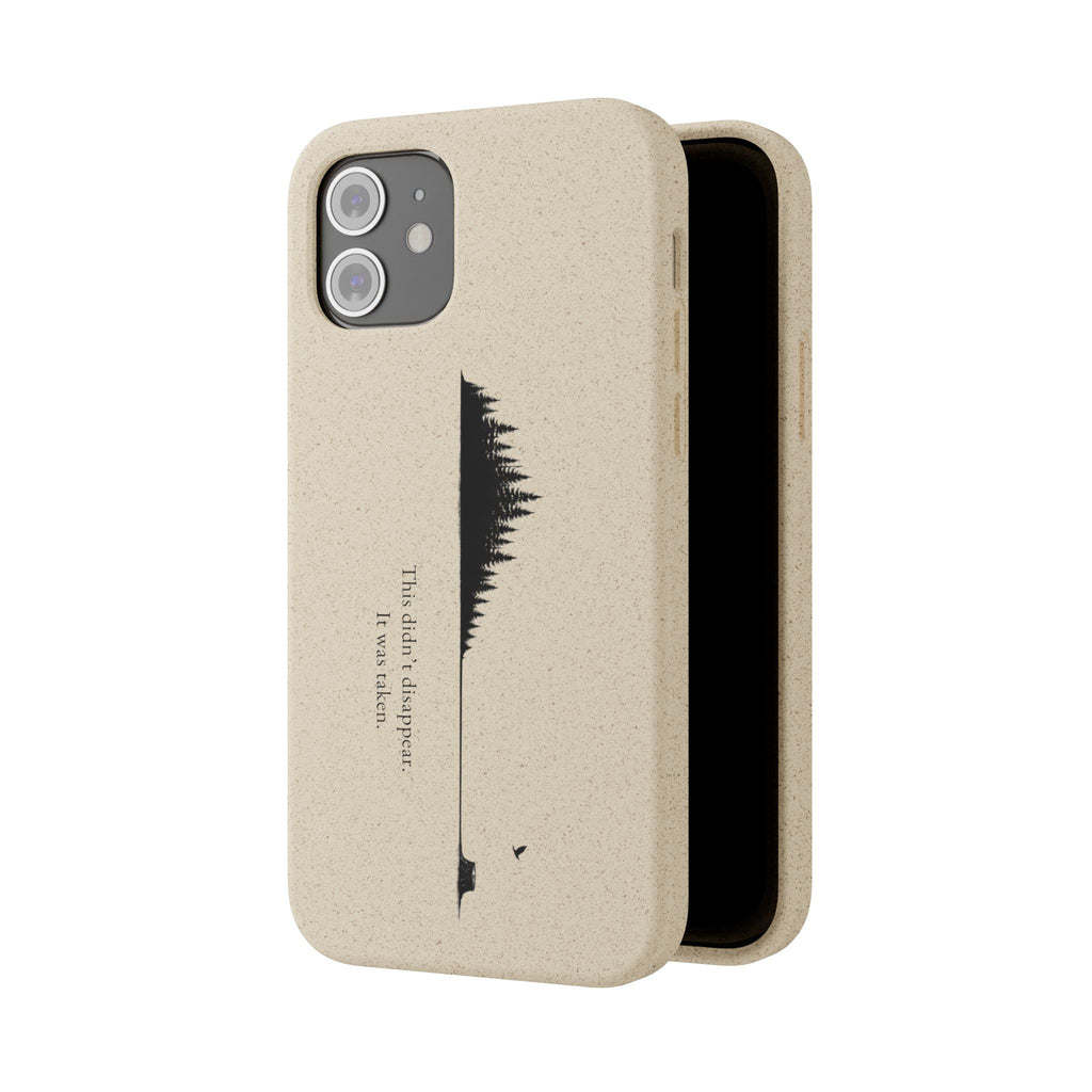 Biodegradable Phone Case — Minimal Forest Design (Biodegradable)