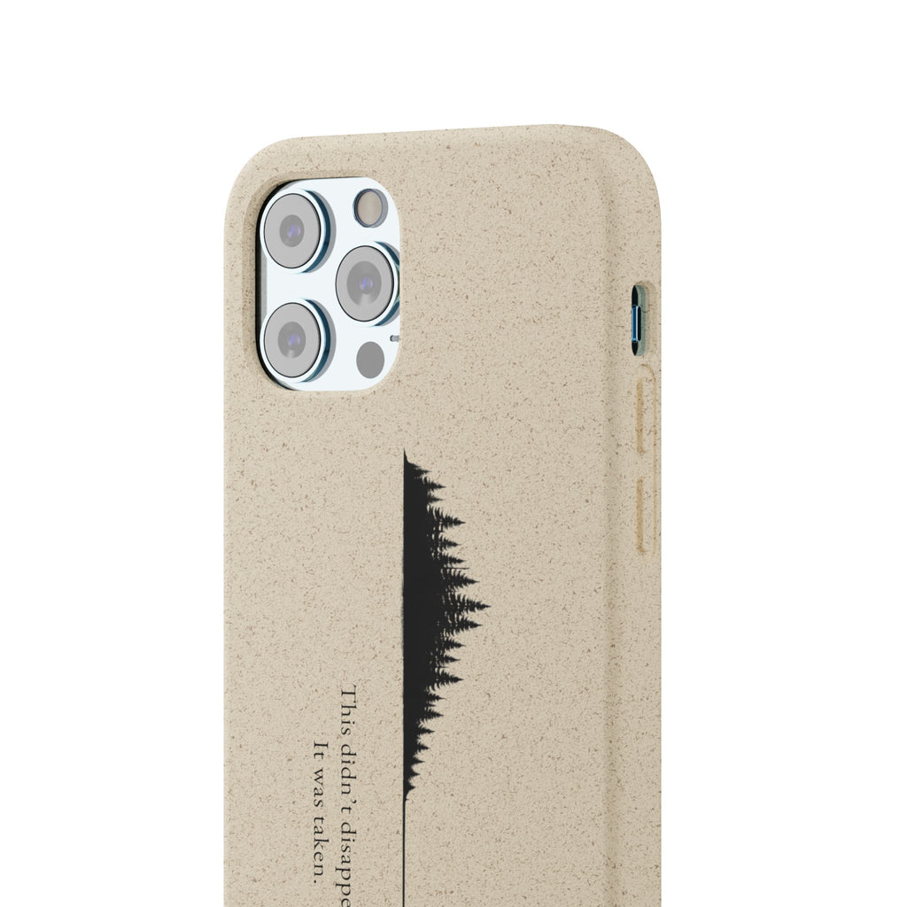 Biodegradable Phone Case — Minimal Forest Design (Biodegradable)