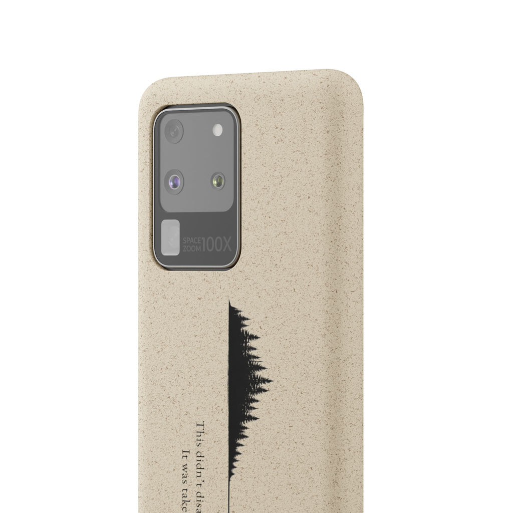 Biodegradable Phone Case — Minimal Forest Design (Biodegradable)
