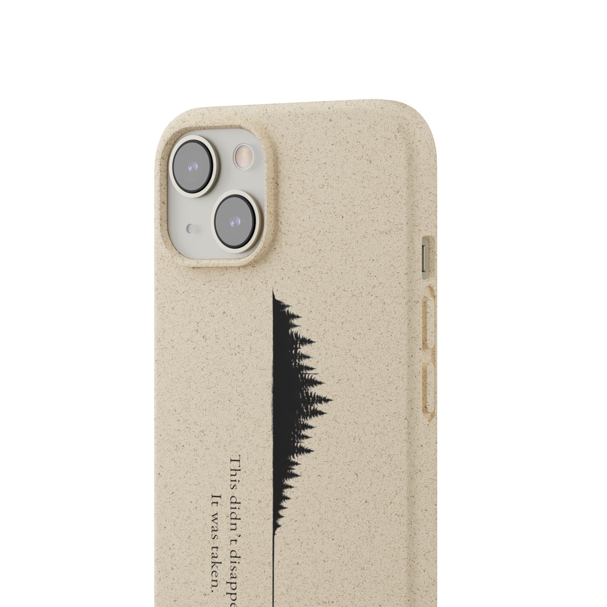Biodegradable Phone Case — Minimal Forest Design (Biodegradable)