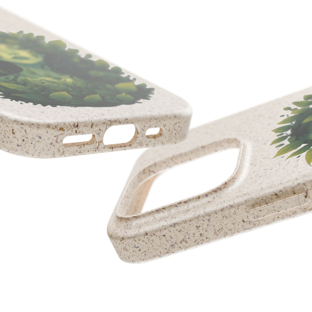 Eco Green Goddess Biodegradable Phone Case – Botanical Nature Art