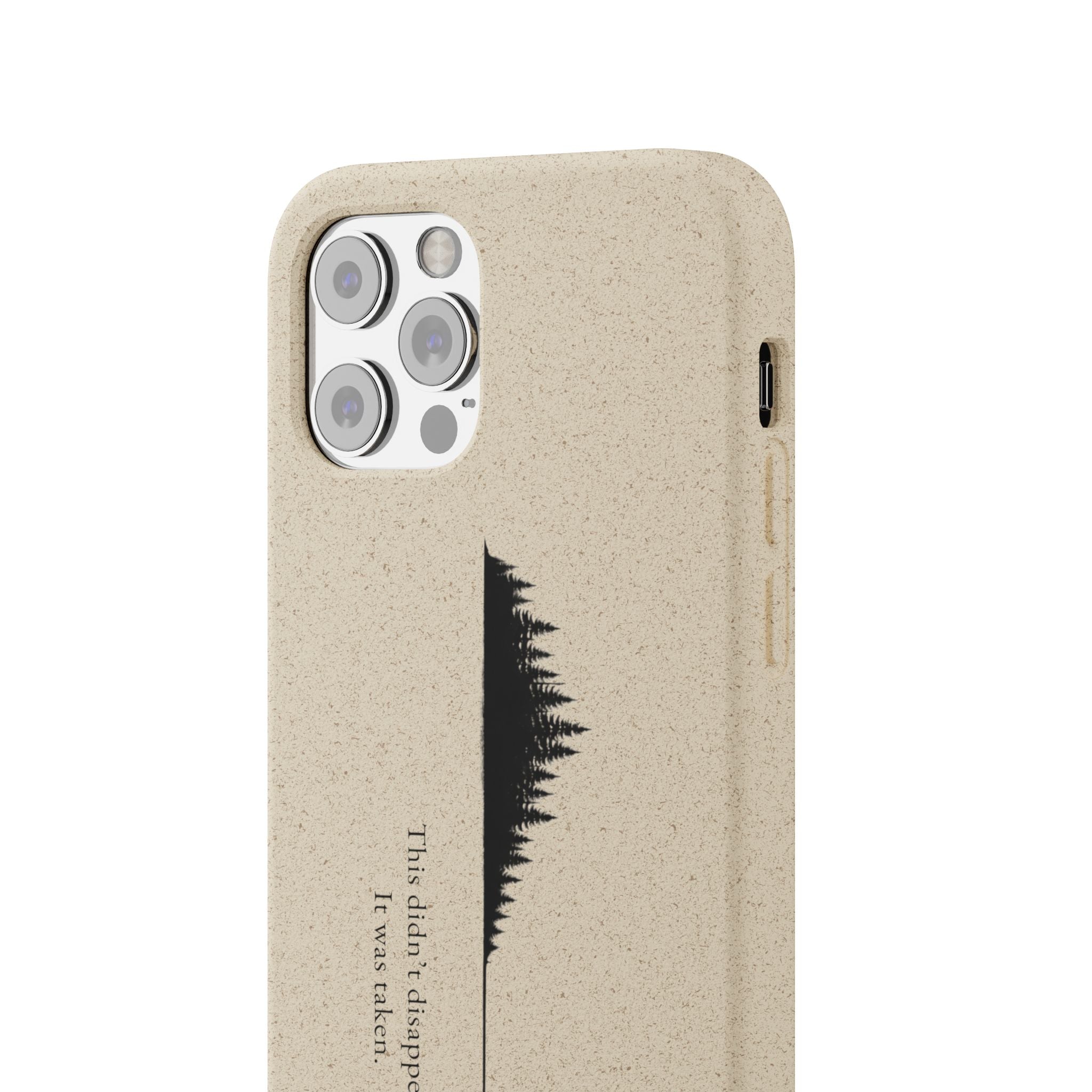 Biodegradable Phone Case — Minimal Forest Design (Biodegradable)