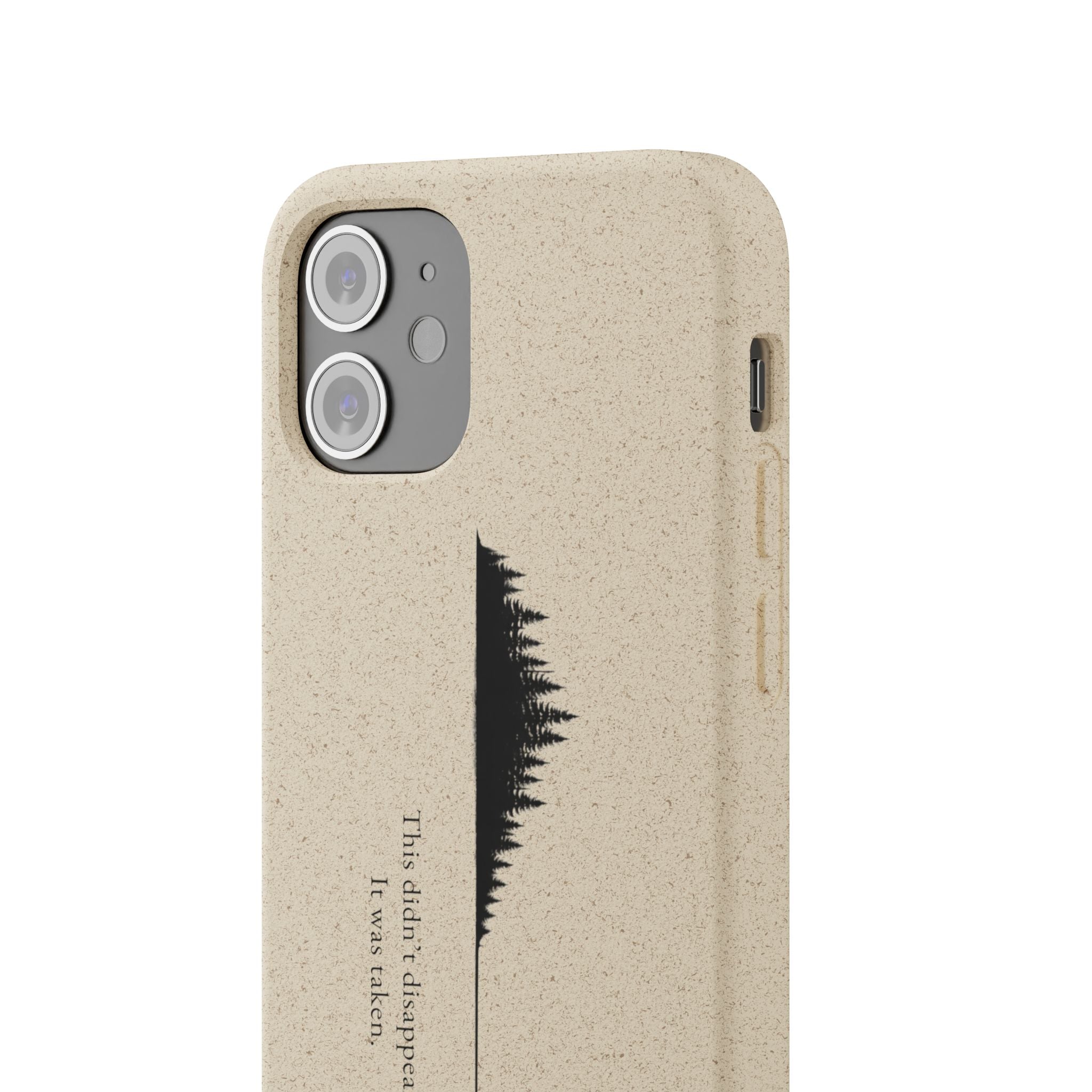 Biodegradable Phone Case — Minimal Forest Design (Biodegradable)