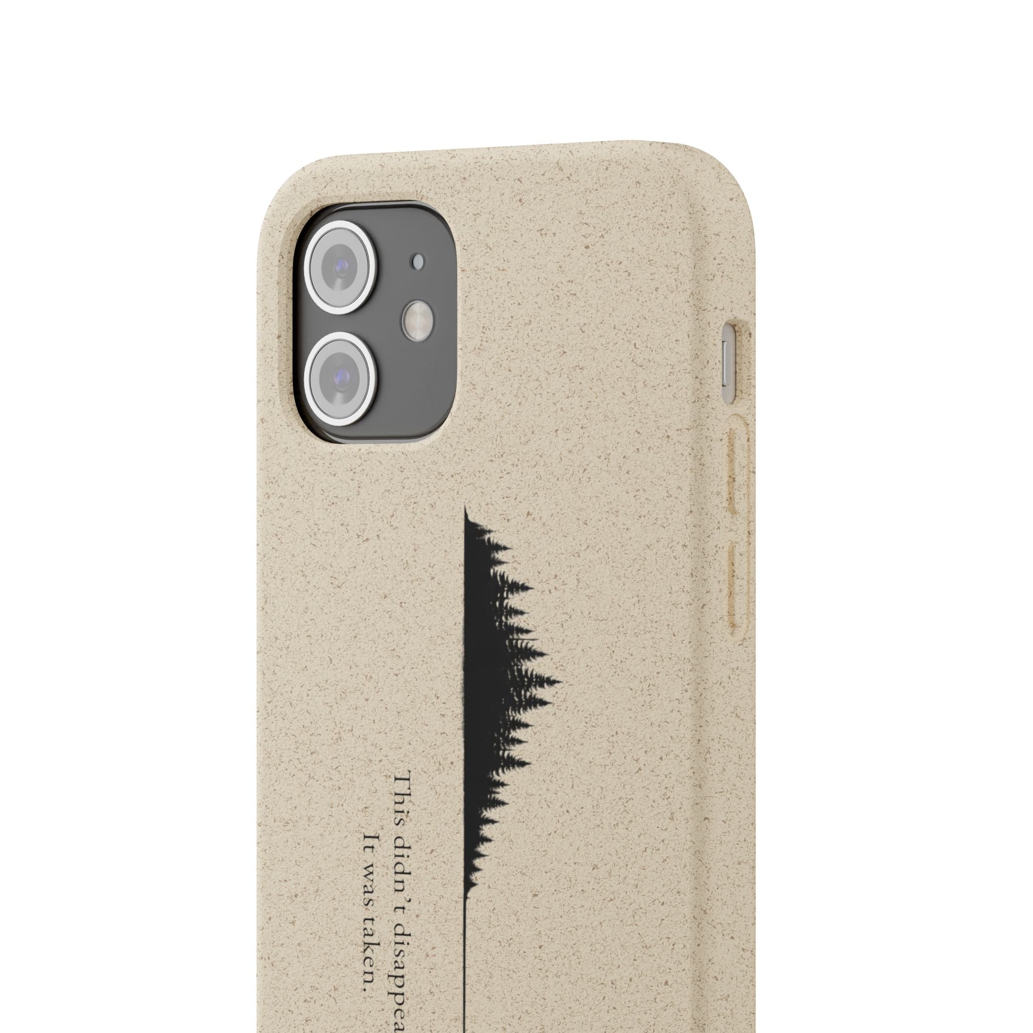 Biodegradable Phone Case — Minimal Forest Design (Biodegradable)
