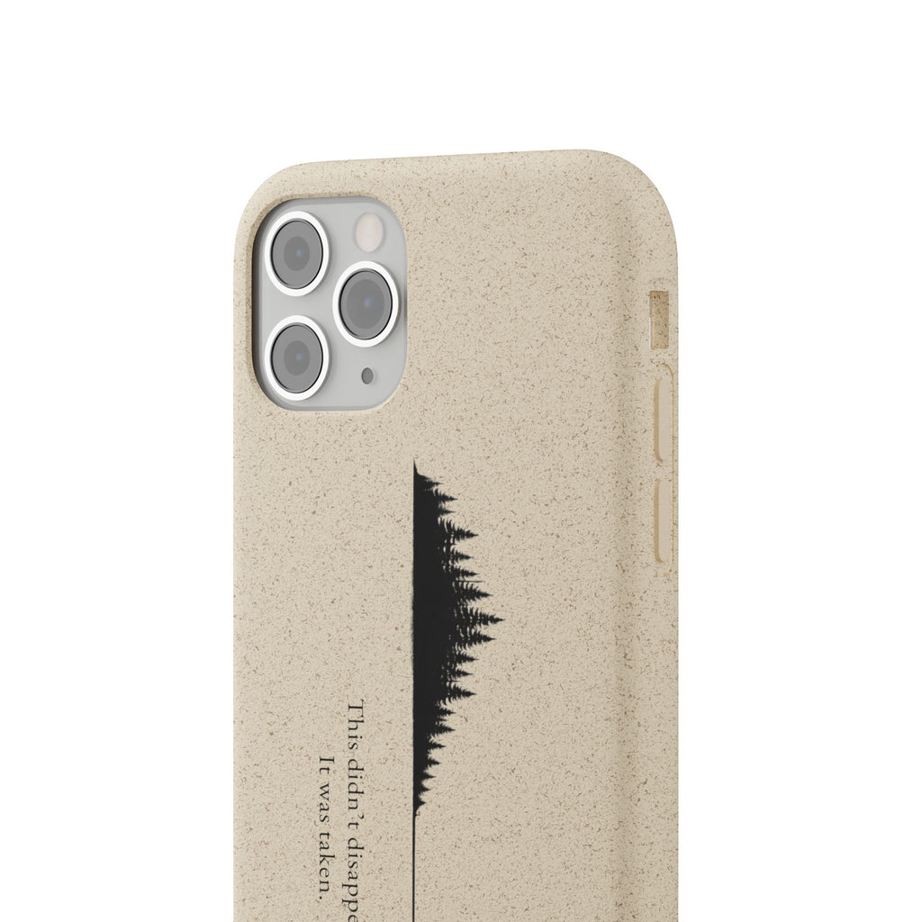 Biodegradable Phone Case — Minimal Forest Design (Biodegradable)