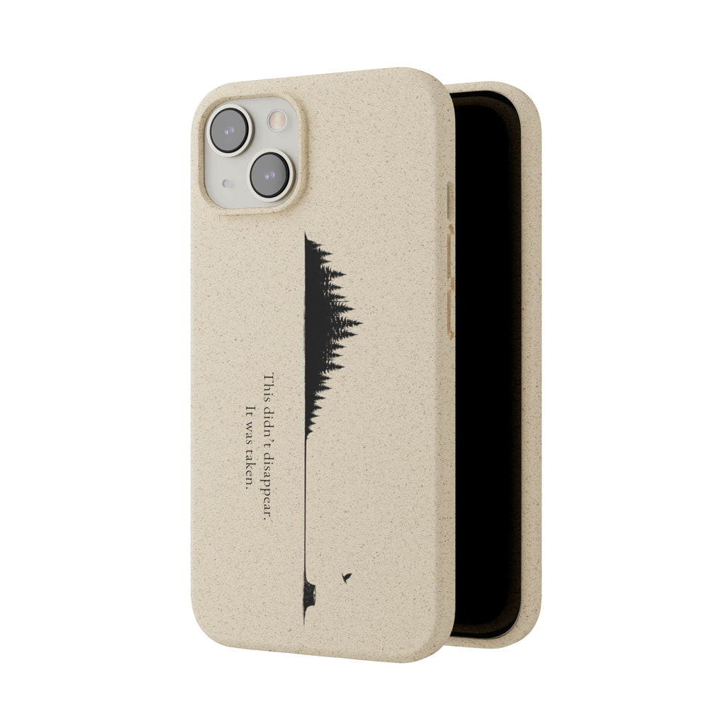 Biodegradable Phone Case — Minimal Forest Design (Biodegradable)