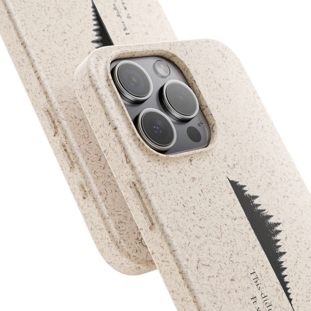Biodegradable Phone Case — Minimal Forest Design (Biodegradable)