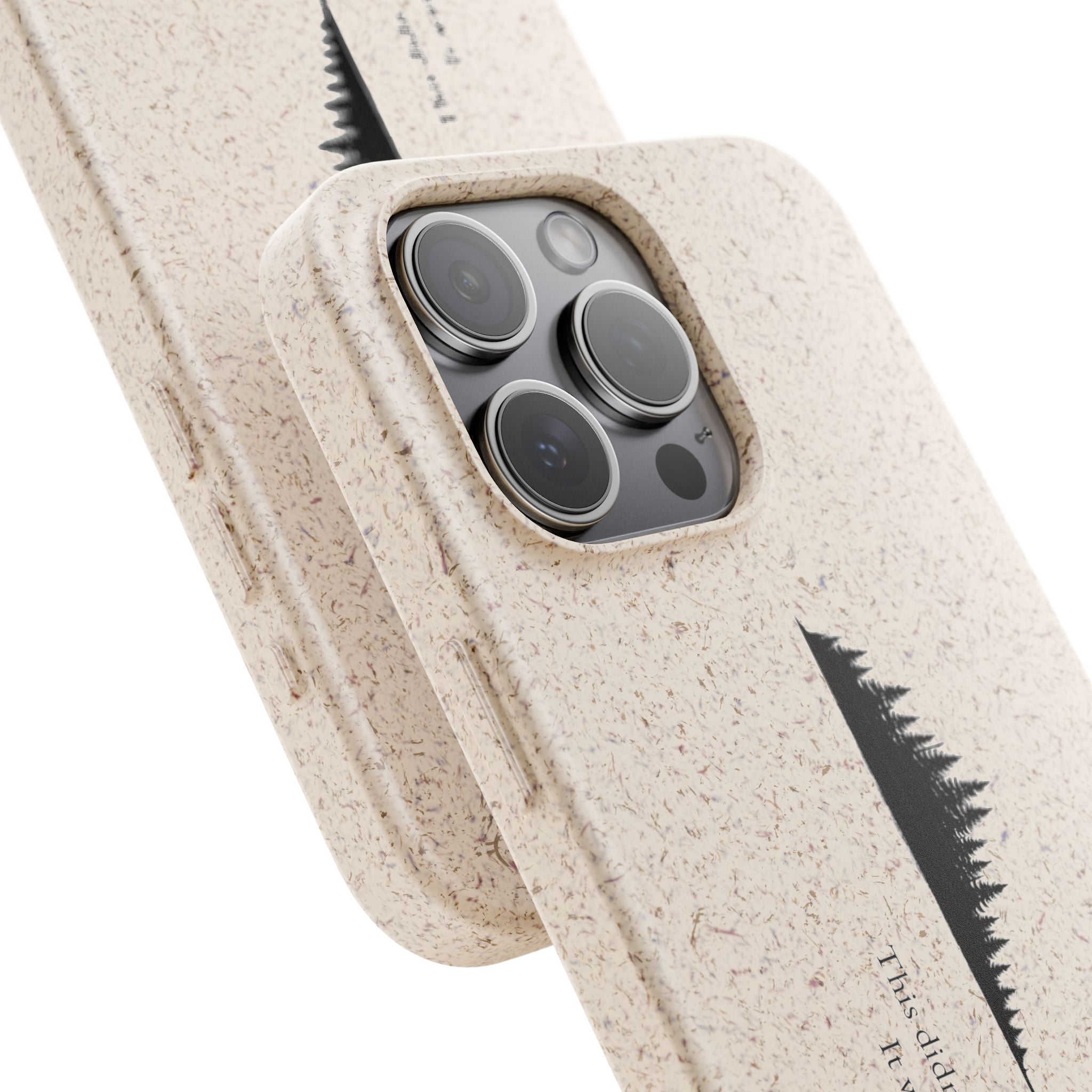 Biodegradable Phone Case — Minimal Forest Design (Biodegradable)