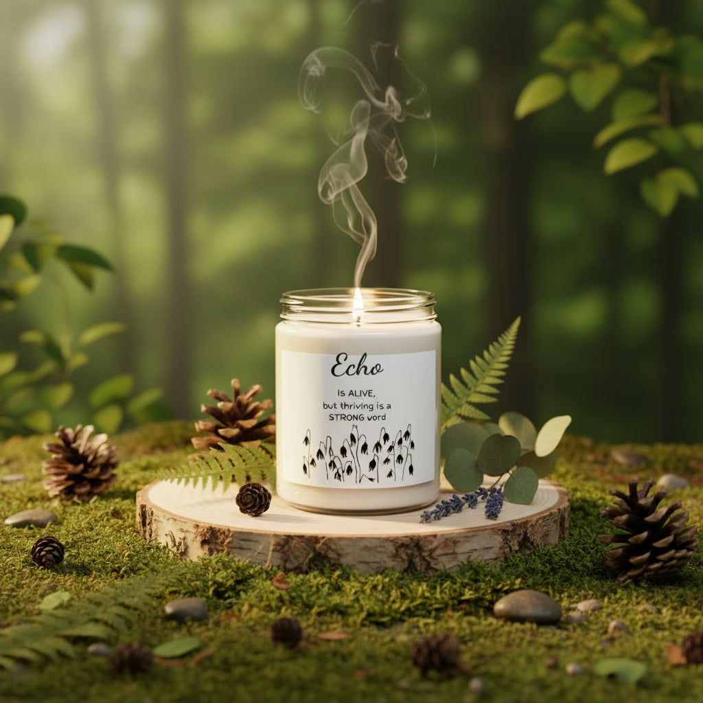 Alive but Thriving Is A Strong Word candle | Soy Candle, 9oz