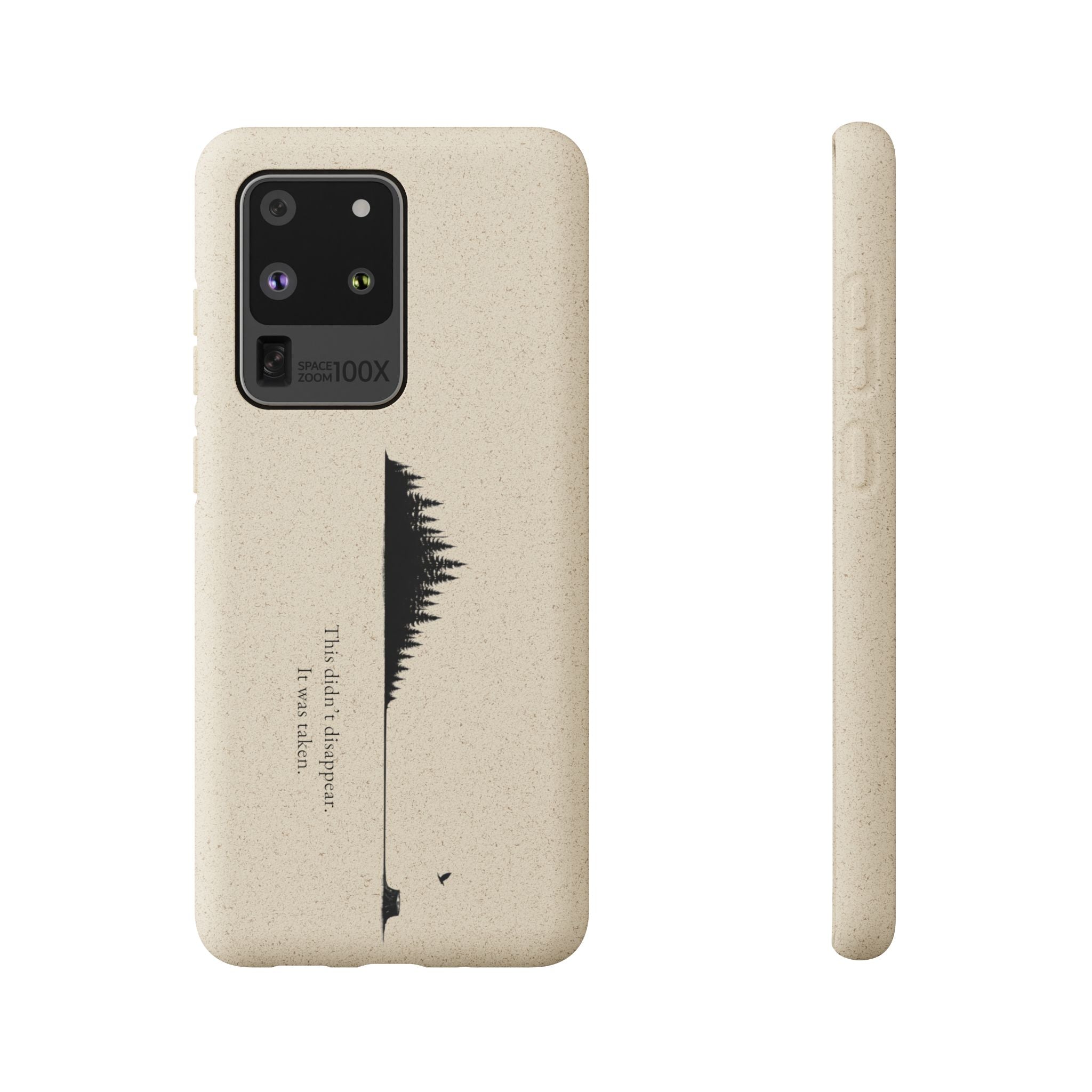 Biodegradable Phone Case — Minimal Forest Design (Biodegradable)