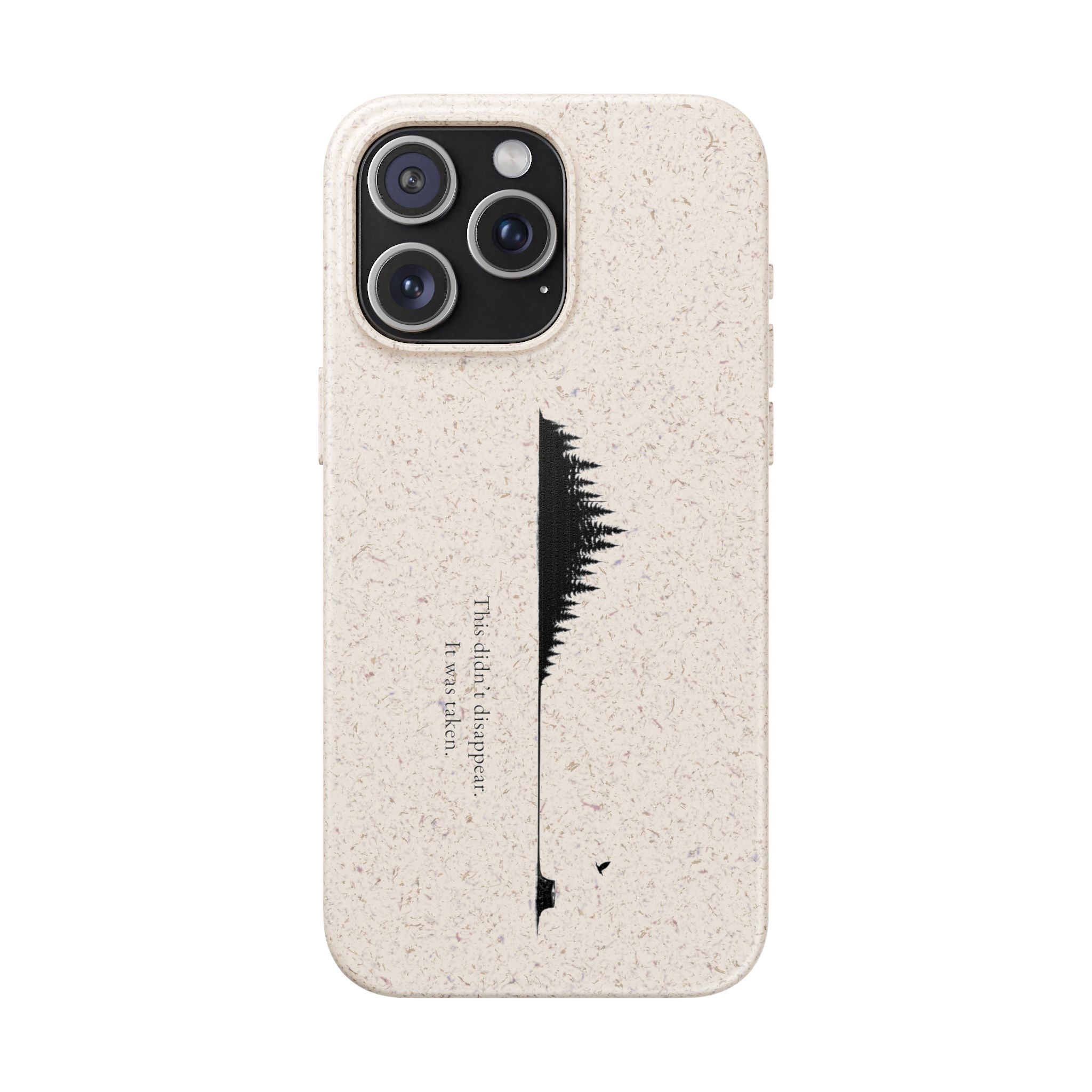 Biodegradable Phone Case — Minimal Forest Design (Biodegradable)