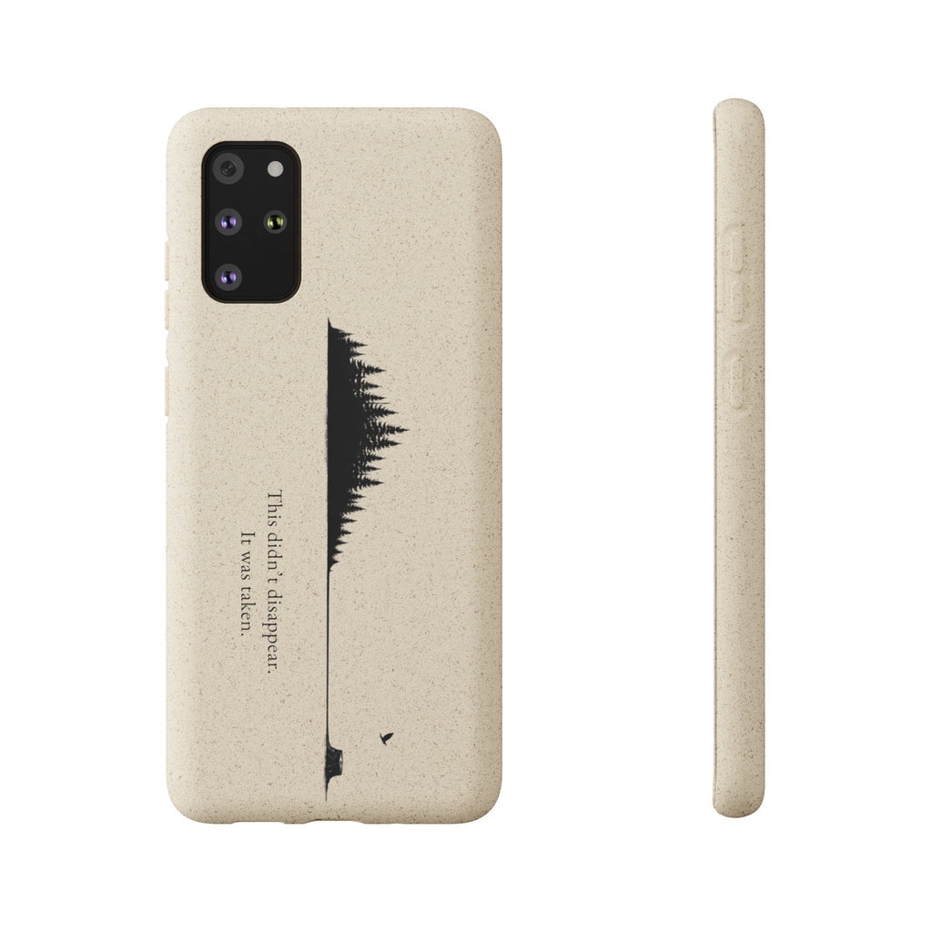 Biodegradable Phone Case — Minimal Forest Design (Biodegradable)