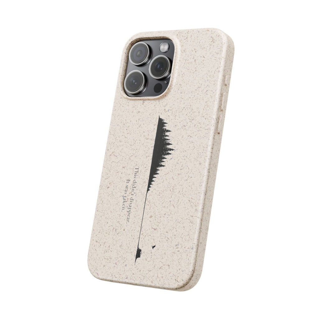 Biodegradable Phone Case — Minimal Forest Design (Biodegradable)