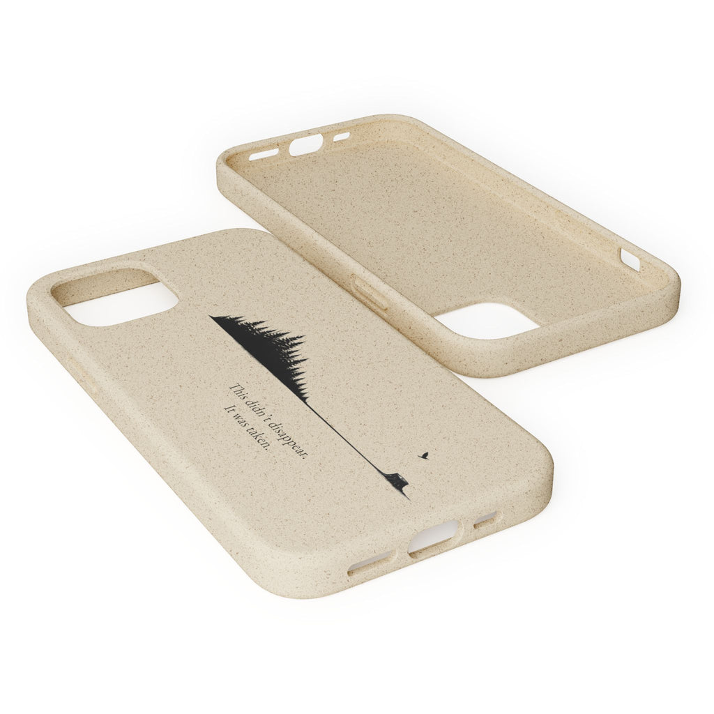 Biodegradable Phone Case — Minimal Forest Design (Biodegradable)