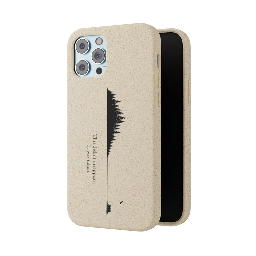 Biodegradable Phone Case — Minimal Forest Design (Biodegradable)
