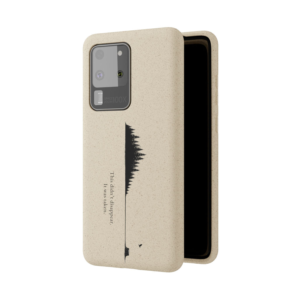 Biodegradable Phone Case — Minimal Forest Design (Biodegradable)